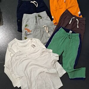 Gymboree Kids' Sweatpants & Joggers Set - Navy, Orange, Gray, Green, White